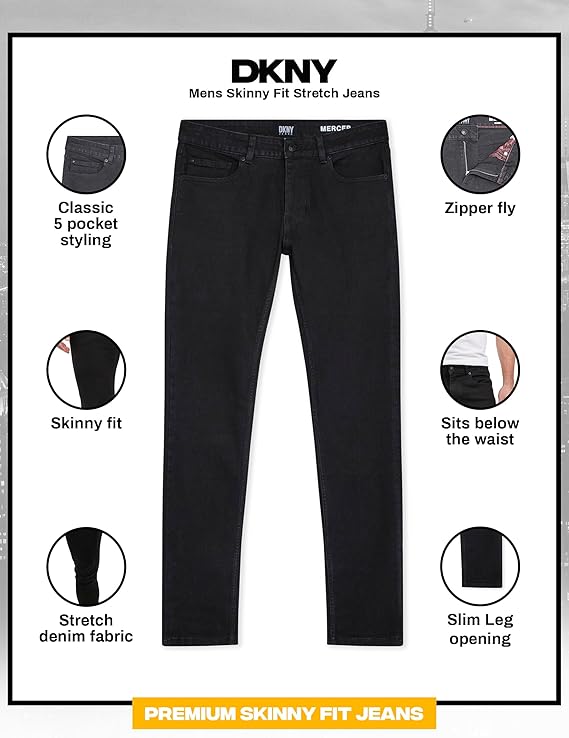 Best Black Skinny Jeans for Men Casual Streetwear Style - Image 3